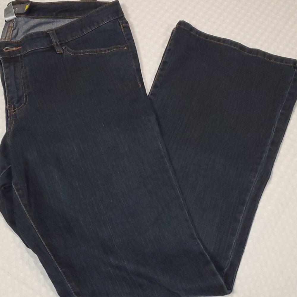 Venezia 3 Tall Stretch Flare Denim Jeans EUC